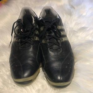 Adidas Tour 360 FitFoam Black Golf Cleats Size 11 Men's Powerband Golf